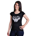 Produktbild Wonder Woman - Logo dam T-shirt svart