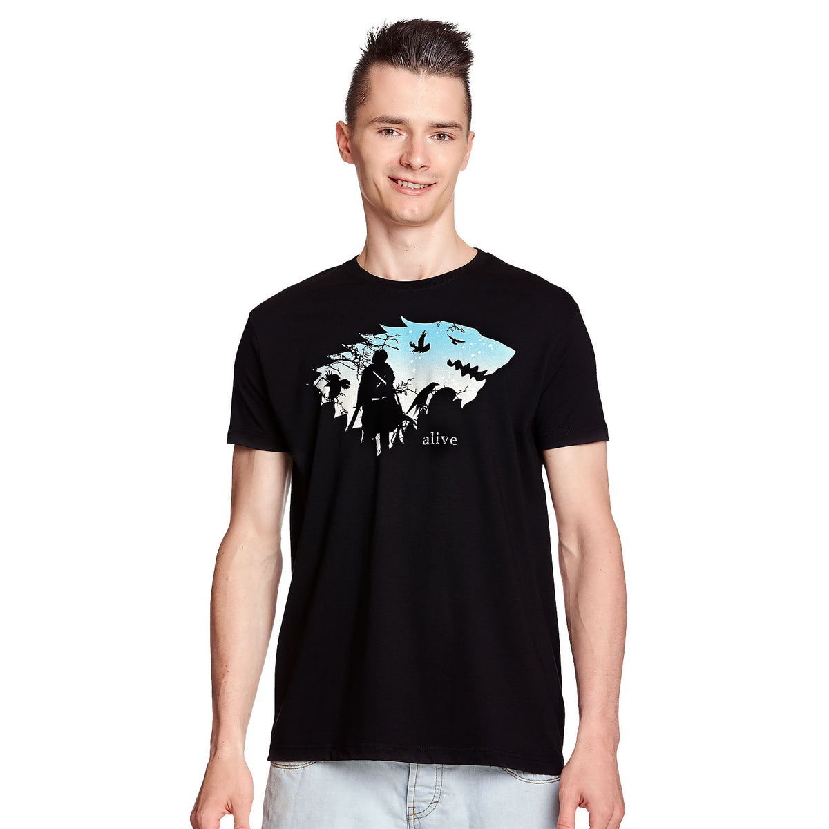 Produktbild Jon Is Alive T-Shirt svart