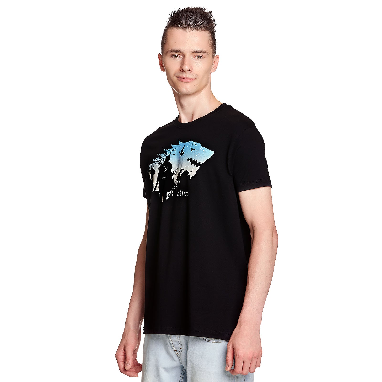 Produktbild Jon Is Alive T-Shirt svart