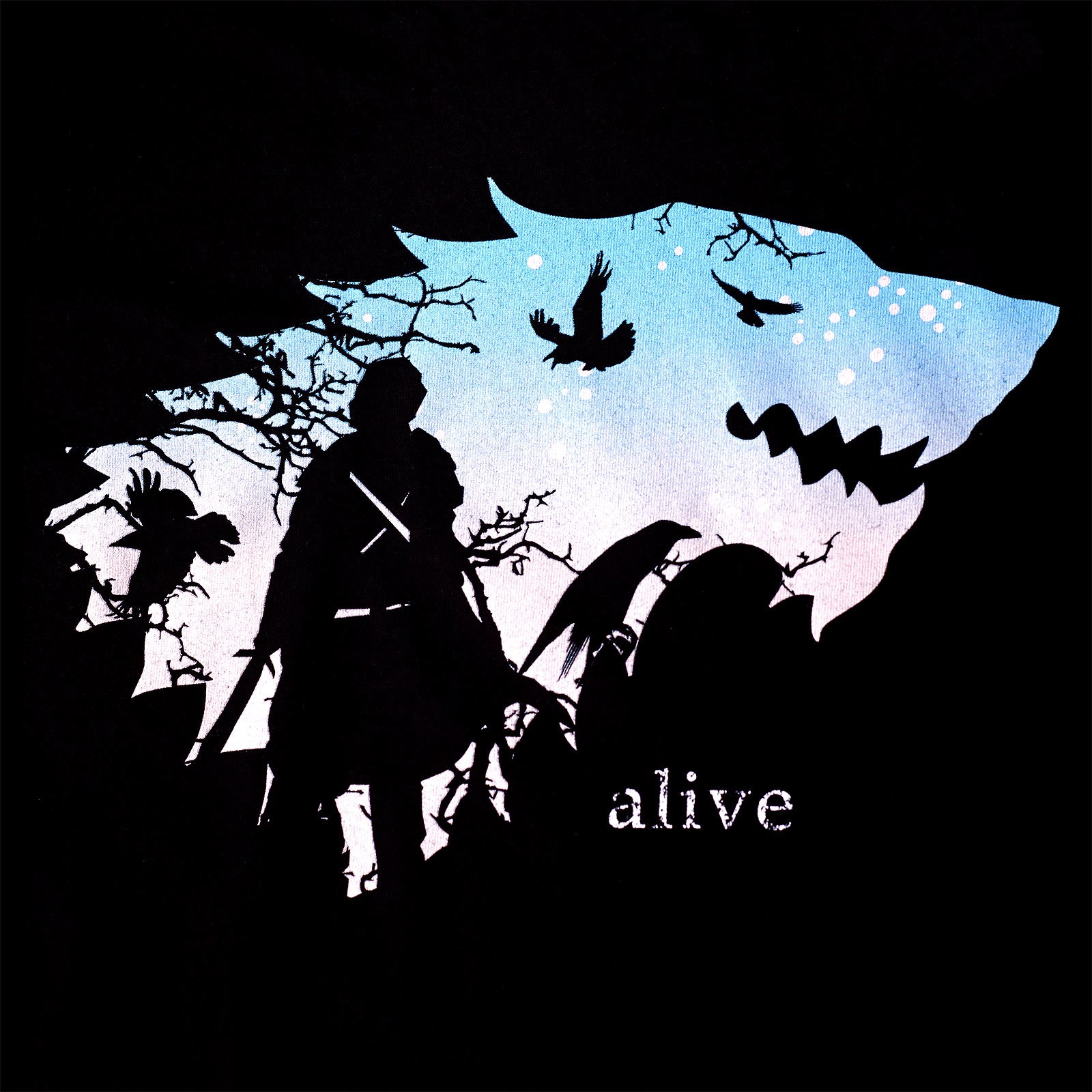 Produktbild Jon Is Alive T-Shirt svart