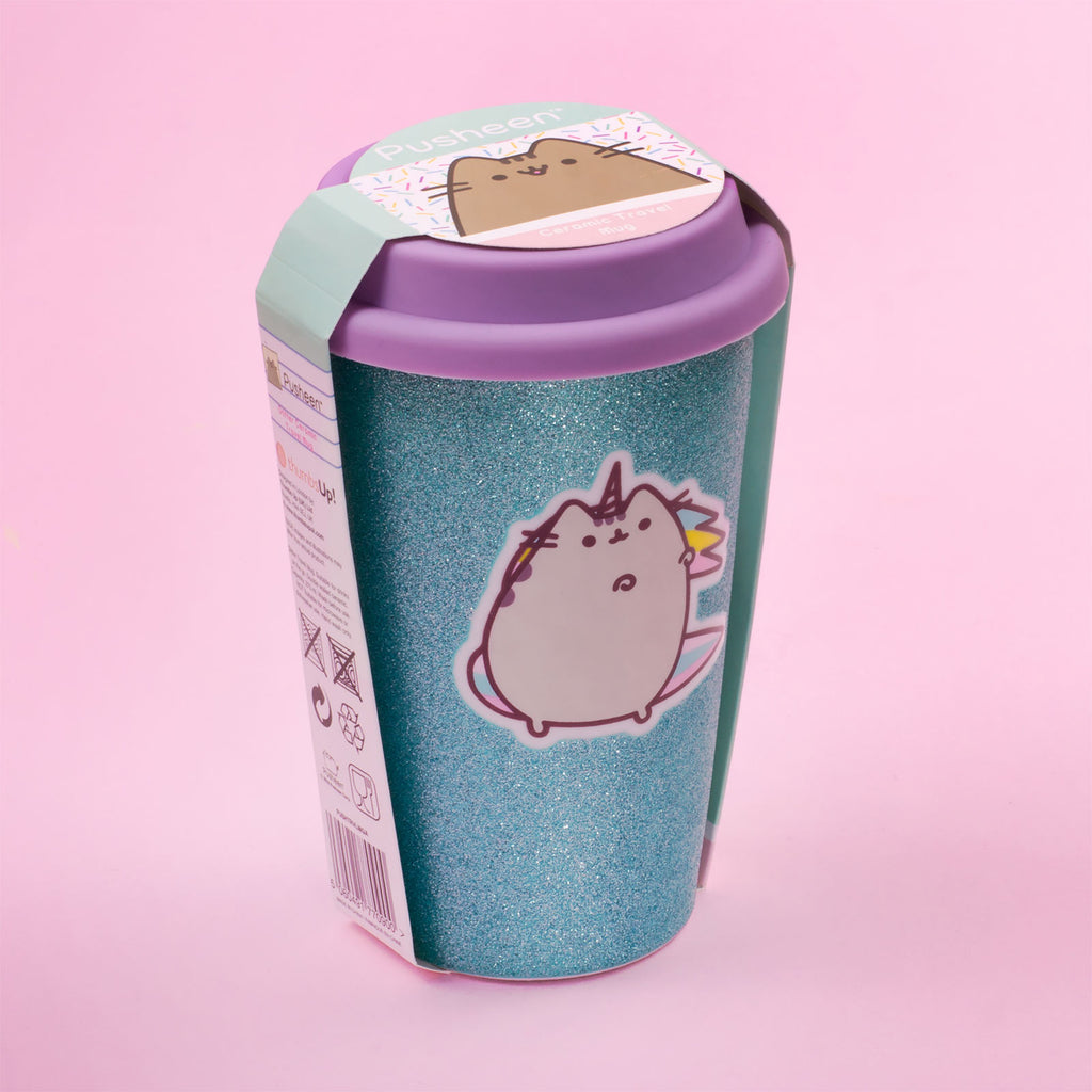 Produktbild Pusheen - Enhörning Glittrig Take Away Mugg