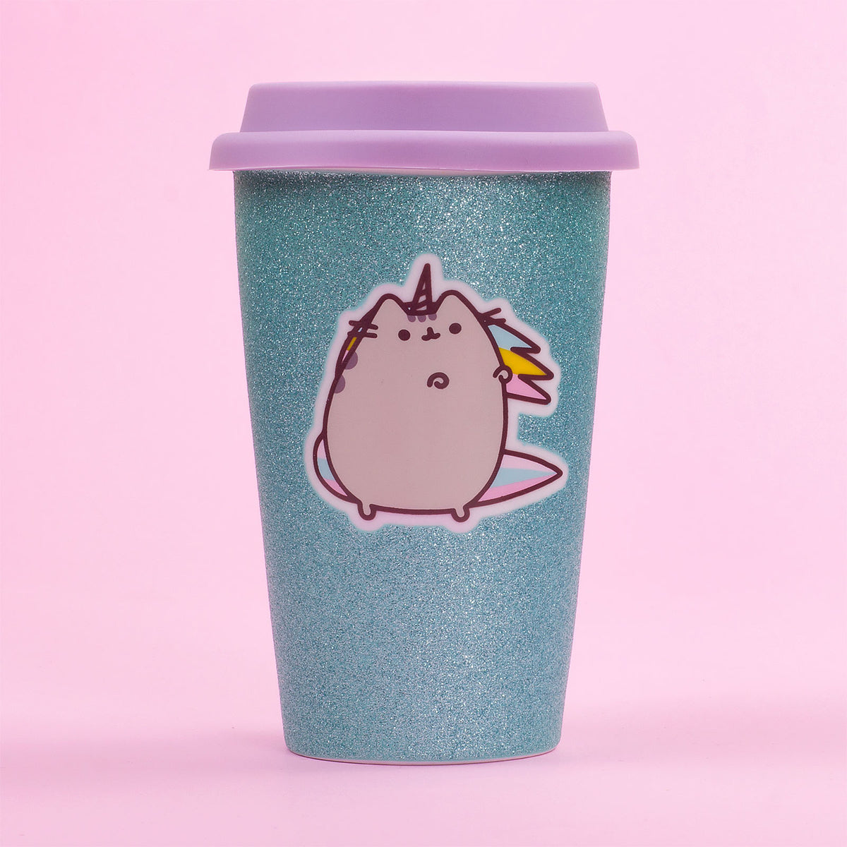 Produktbild Pusheen - Enhörning Glittrig Take Away Mugg