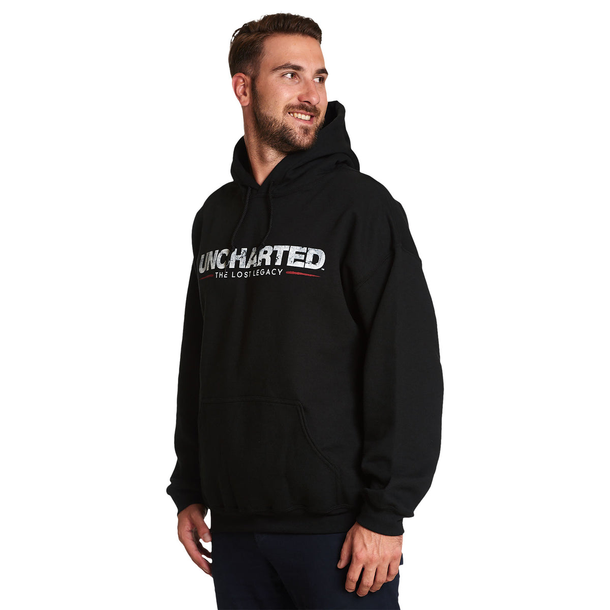 Produktbild Uncharted - Logo Hoodie svart