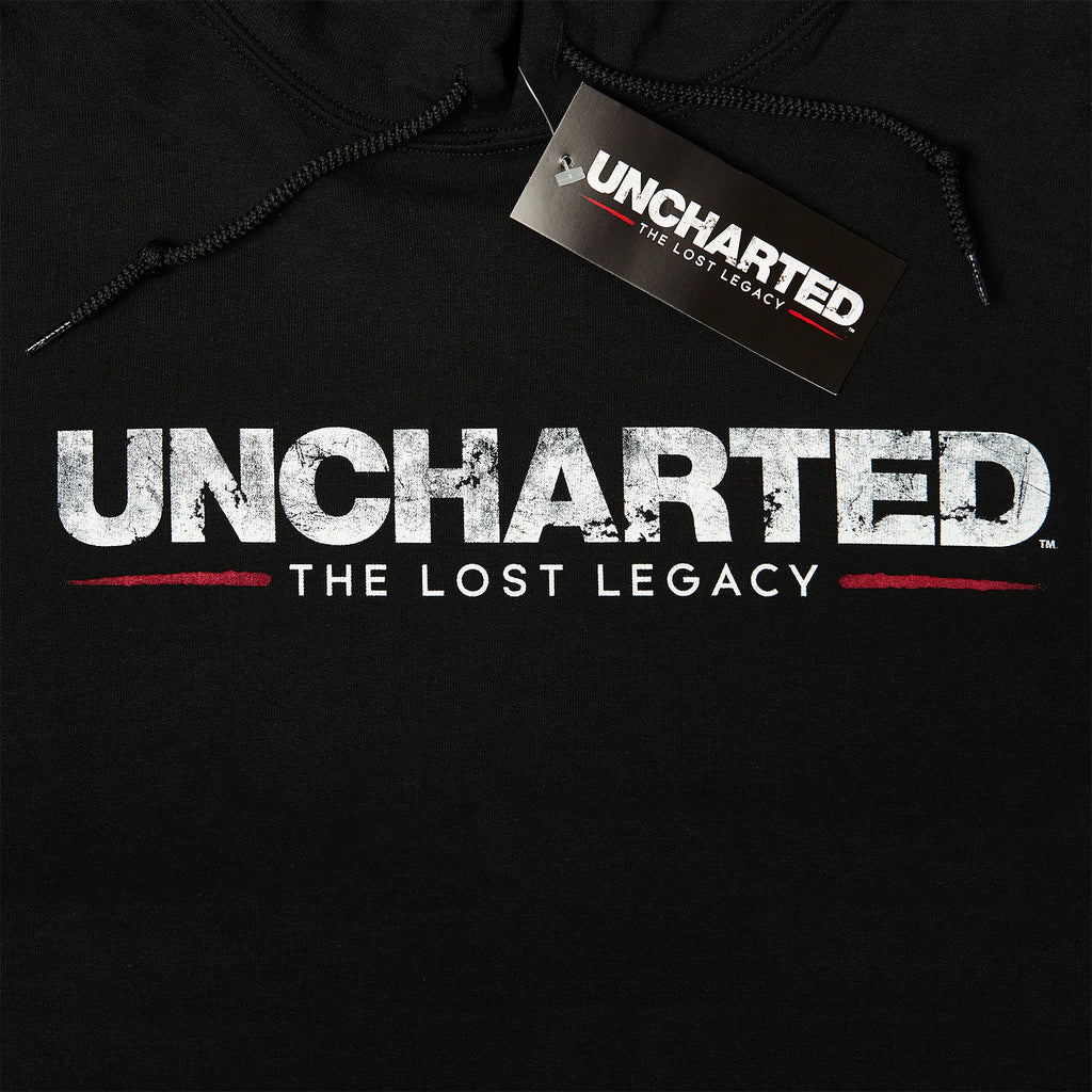 Produktbild Uncharted - Logo Hoodie svart