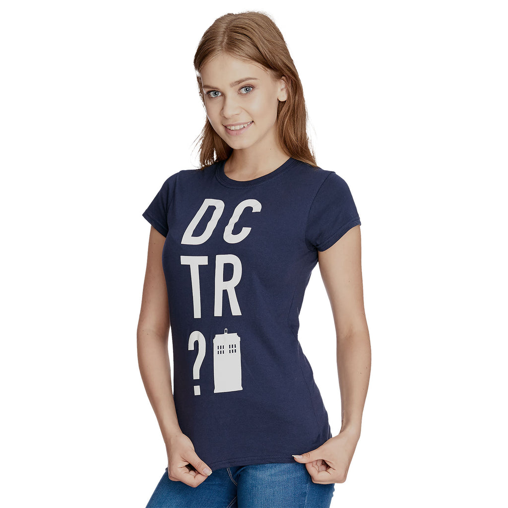 Produktbild Doctor Who - DCTR T-shirt dam blå