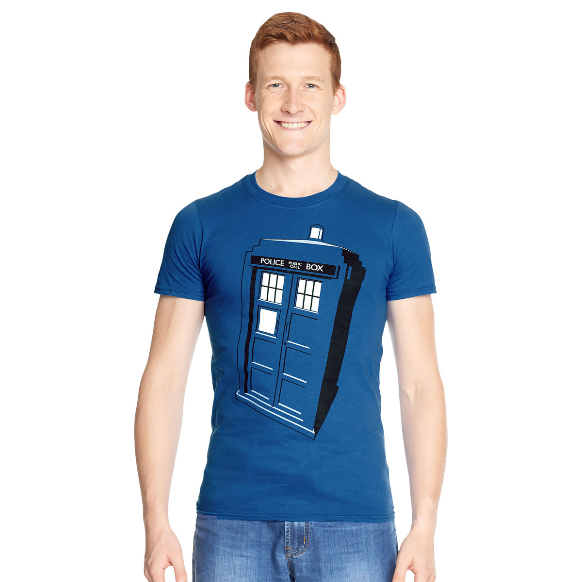 Produktbild Doctor Who - Tardis Police Box T-shirt blå