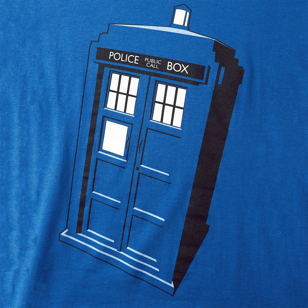 Produktbild Doctor Who - Tardis Police Box T-shirt blå