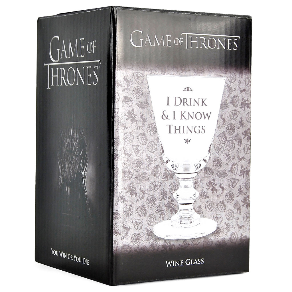 Produktbild Game of Thrones - Drink and Know Vinglas