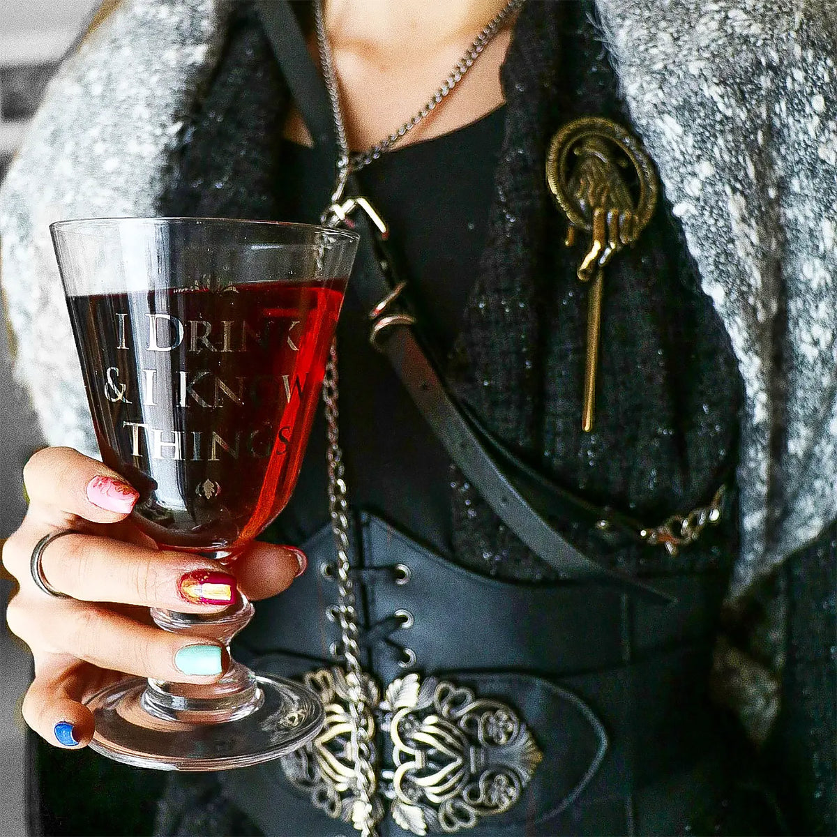 Produktbild Game of Thrones - Drink and Know Vinglas
