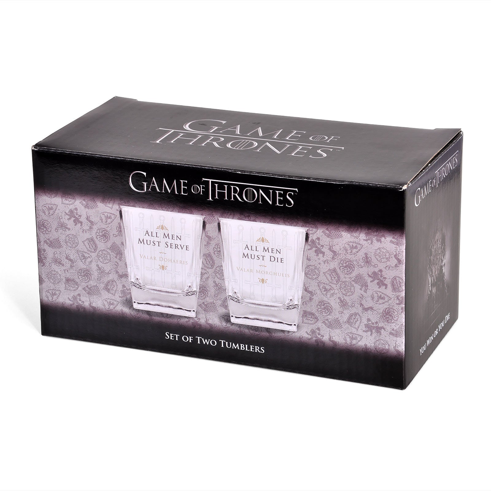 Produktbild Game of Thrones - Serve & Die Glass Set