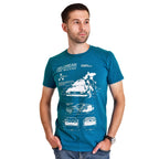 Produktbild Tillbaka till framtiden - Blå Delorean T-shirt