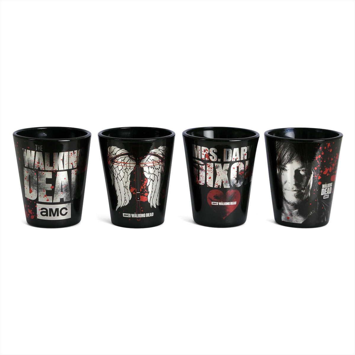 Produktbild The Walking Dead - Daryl Dixon glas-set, 4 delar