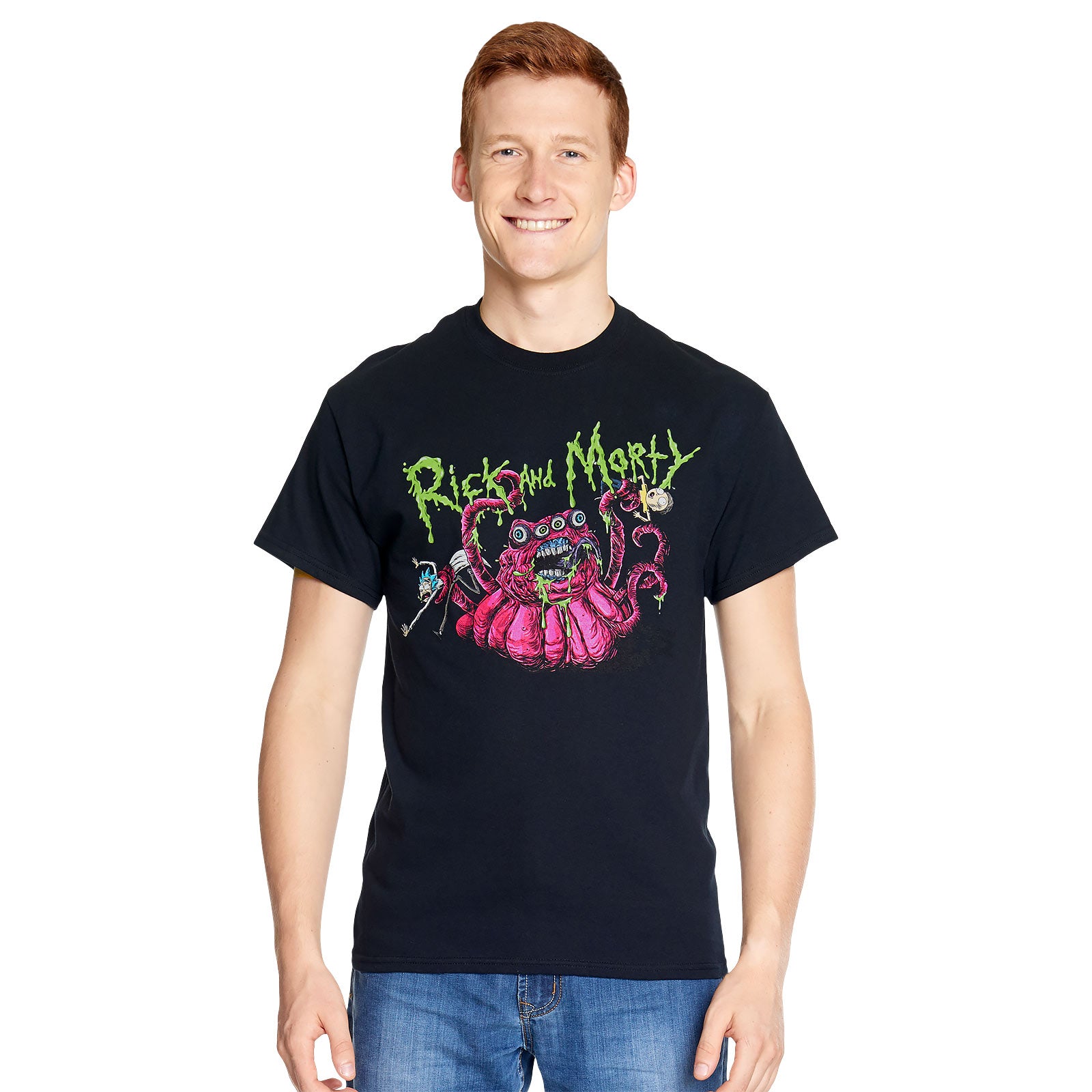 Produktbild Rick and Morty - Monster Slime T-Shirt svart