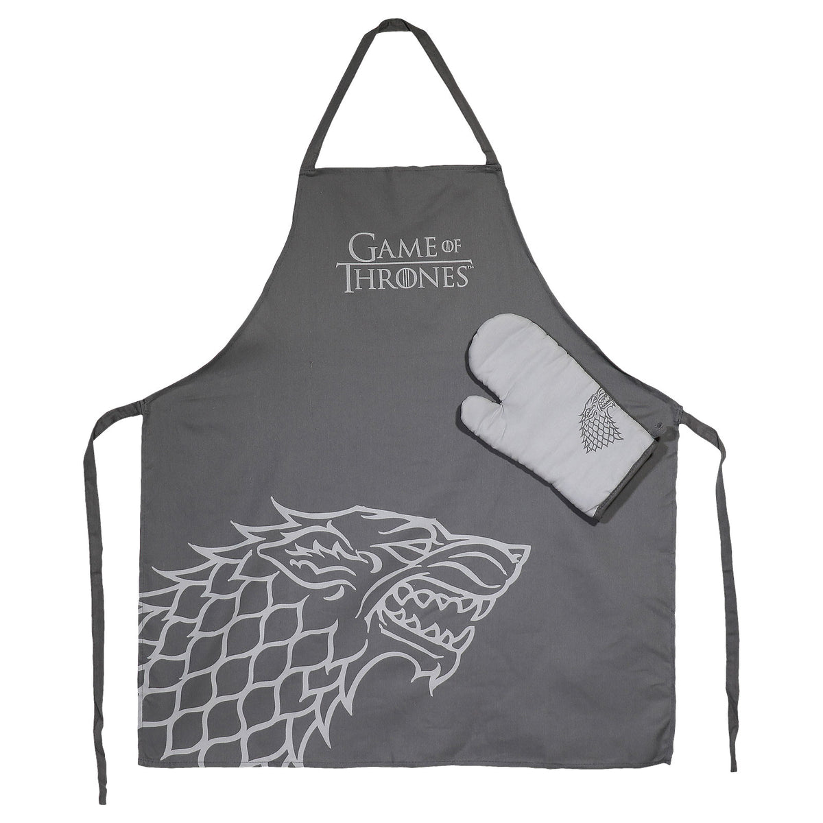 Produktbild Game of Thrones - House Stark Förkläde med Grytvante