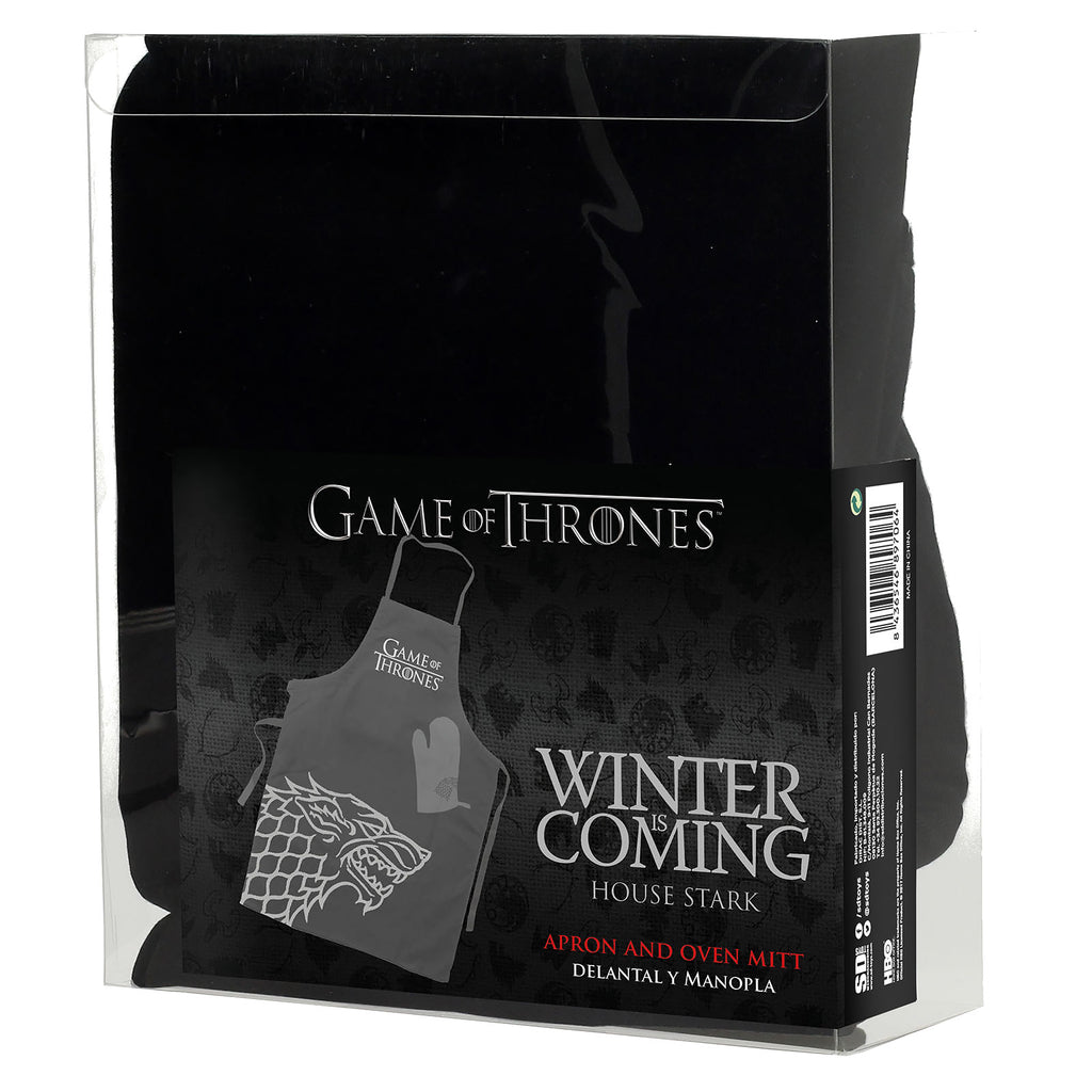 Produktbild Game of Thrones - House Stark Förkläde med Grytvante