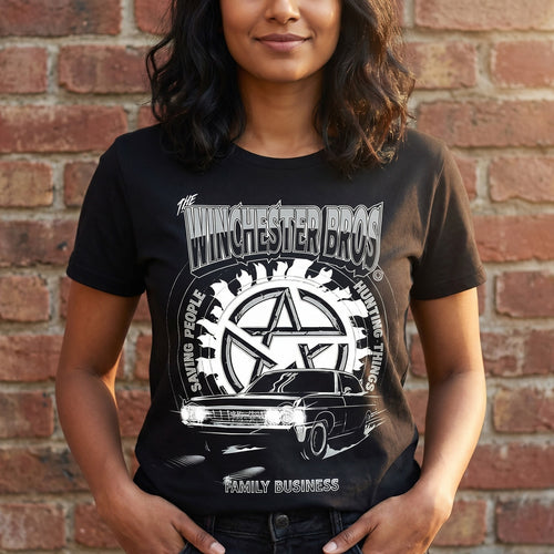 Produktbild Supernatural - Winchester Bros T-shirt svart