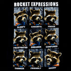 Produktbild Guardians of the Galaxy - Rocket Expressions T-shirt svart
