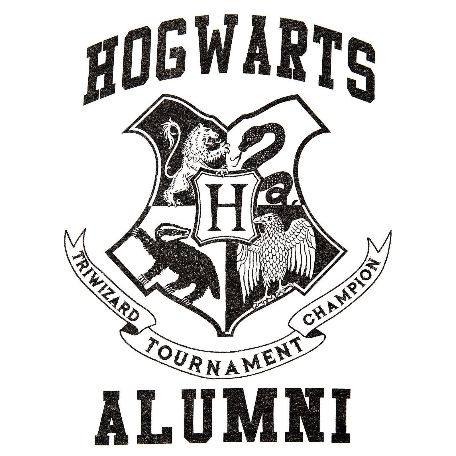 Produktbild Harry Potter - Hogwarts Alumni T-shirt dam vit