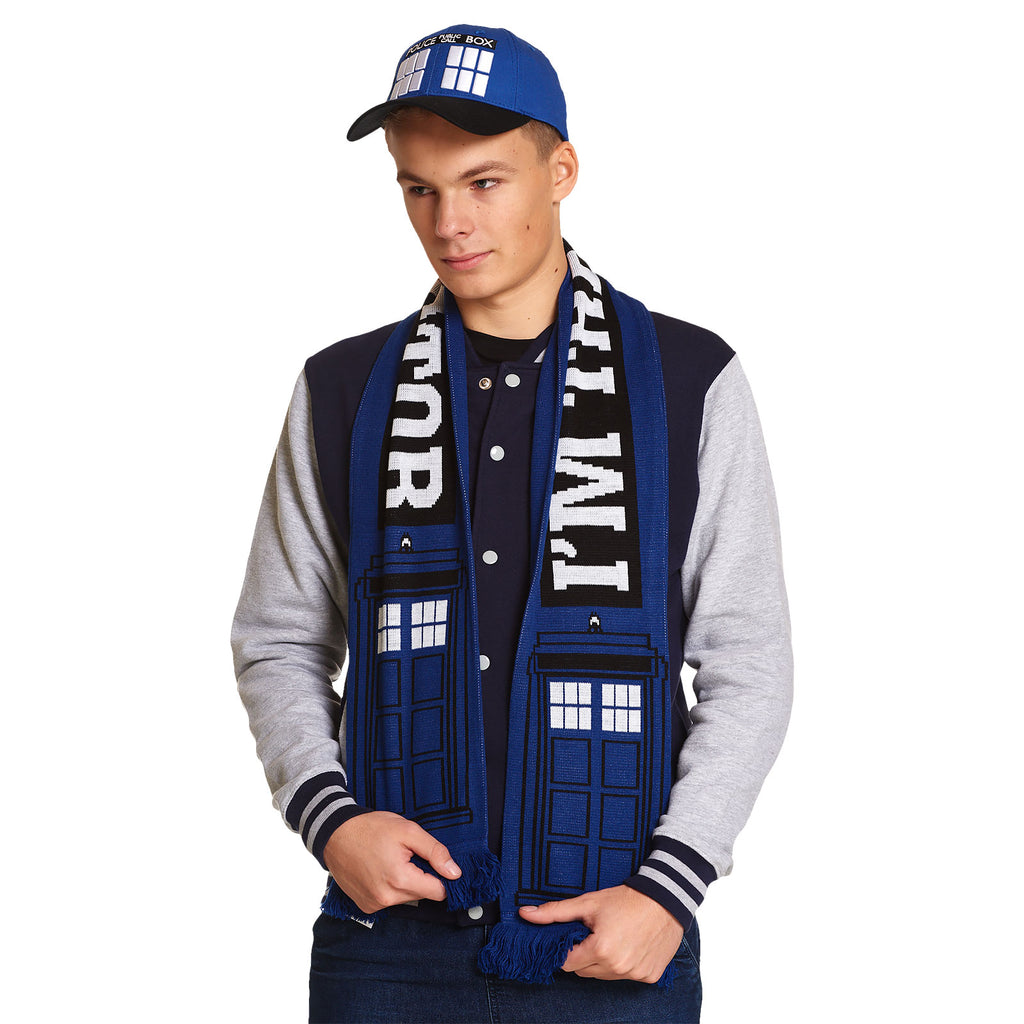 Produktbild Doctor Who - Tardis Police Box halsduk blå