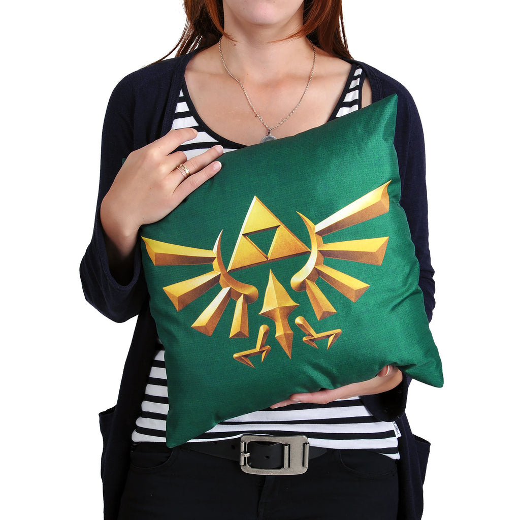 Produktbild Zelda - Hyrule Triforce Logotyp Kudde