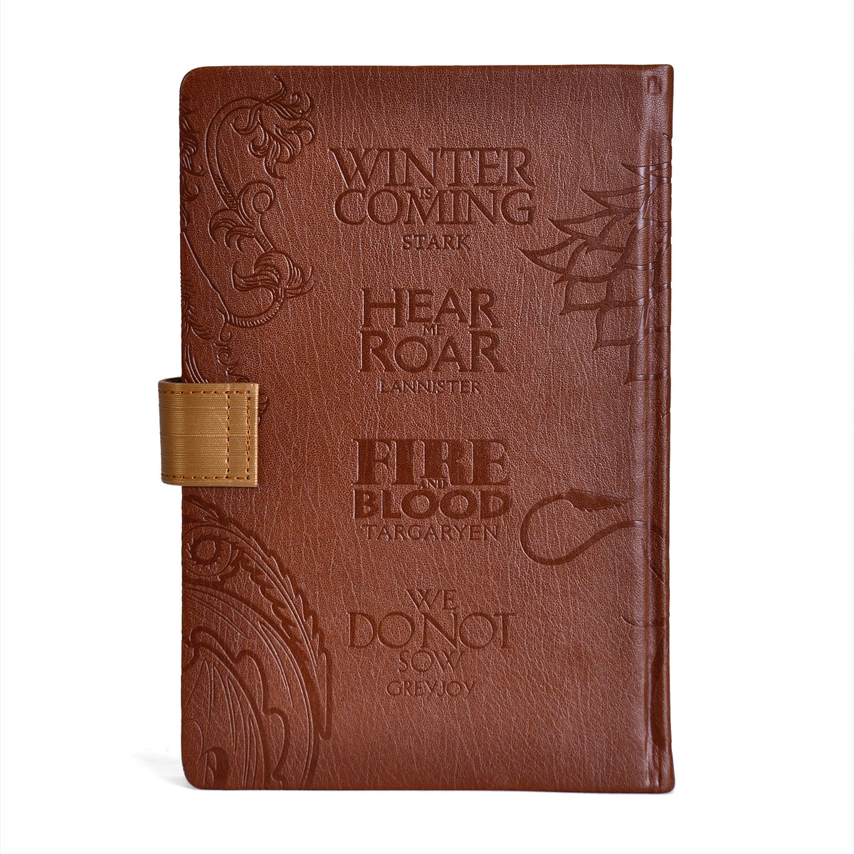 Produktbild Game of Thrones - Premium anteckningsbok A5 med husens vapensköldar