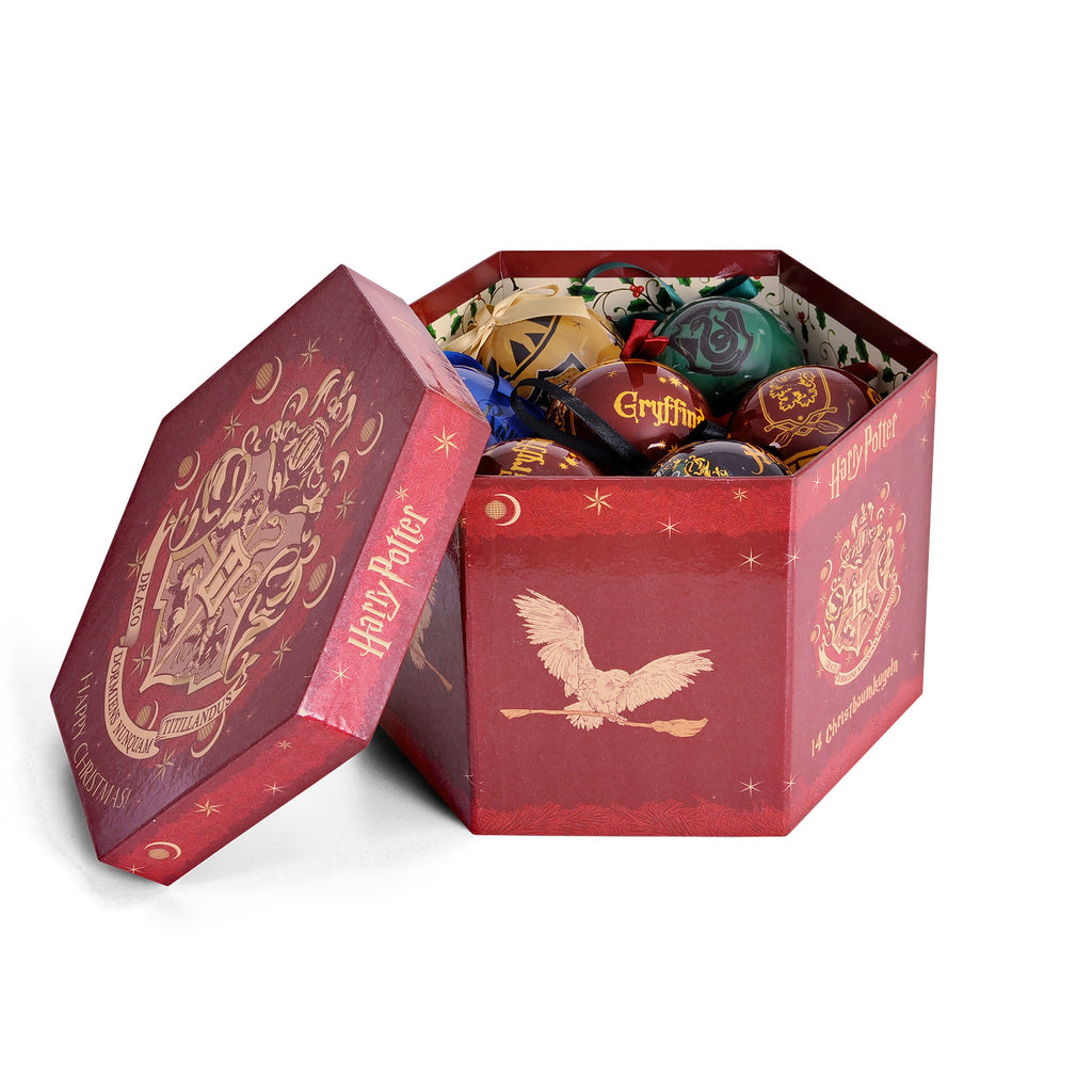 Produktbild Harry Potter - Hogwarts julgranskulor 14 st