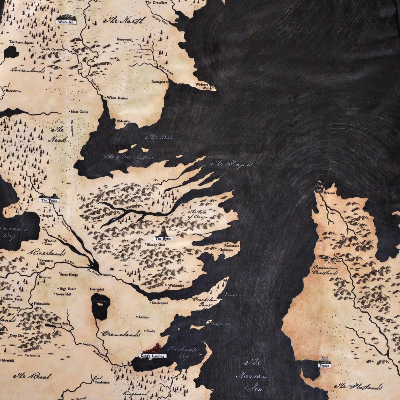 Produktbild Game of Thrones - Westeros och Essos T-shirt