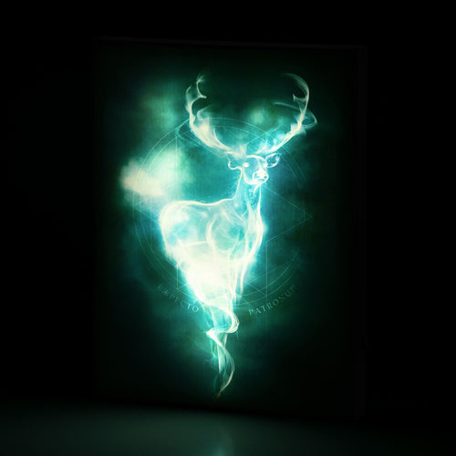 Produktbild Harry Potter - Patronus väggbild med ljus
