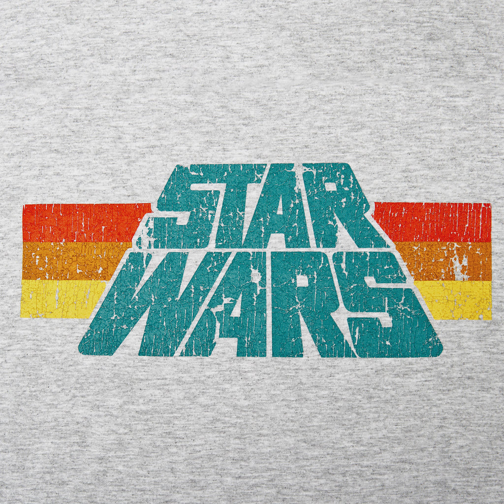 Produktbild Star Wars - Vintage 77 Logo T-shirt grå