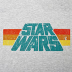 Produktbild Star Wars - Vintage 77 Logo T-shirt grå