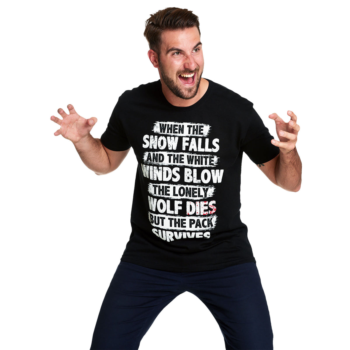Produktbild The Pack Survives T-shirt svart