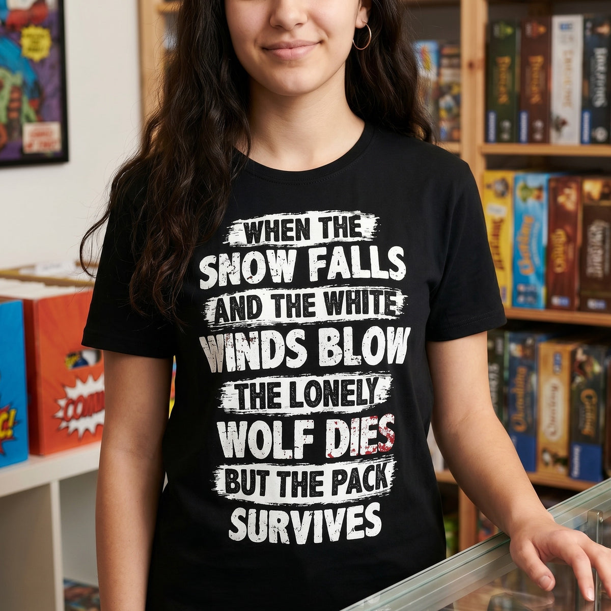 Produktbild The Pack Survives T-shirt svart