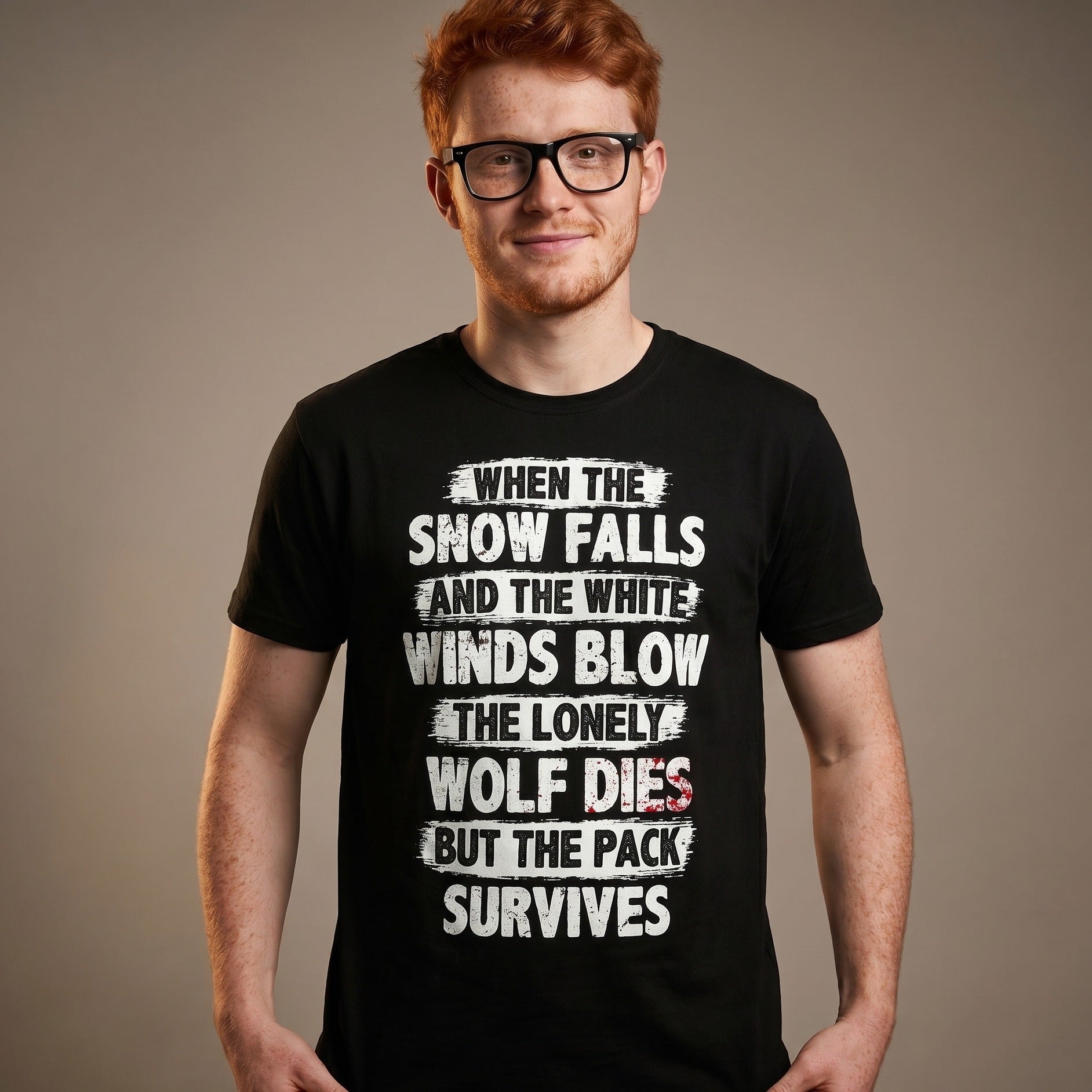 Produktbild The Pack Survives T-shirt svart