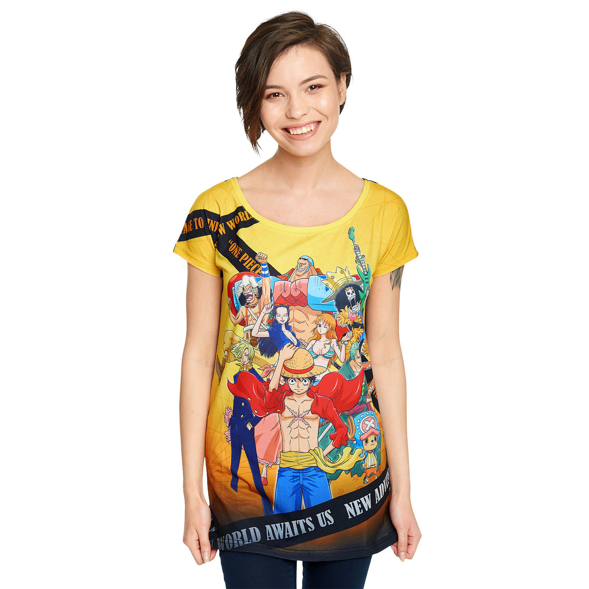 Produktbild One Piece - Crew New World T-shirt Dam Loose Fit