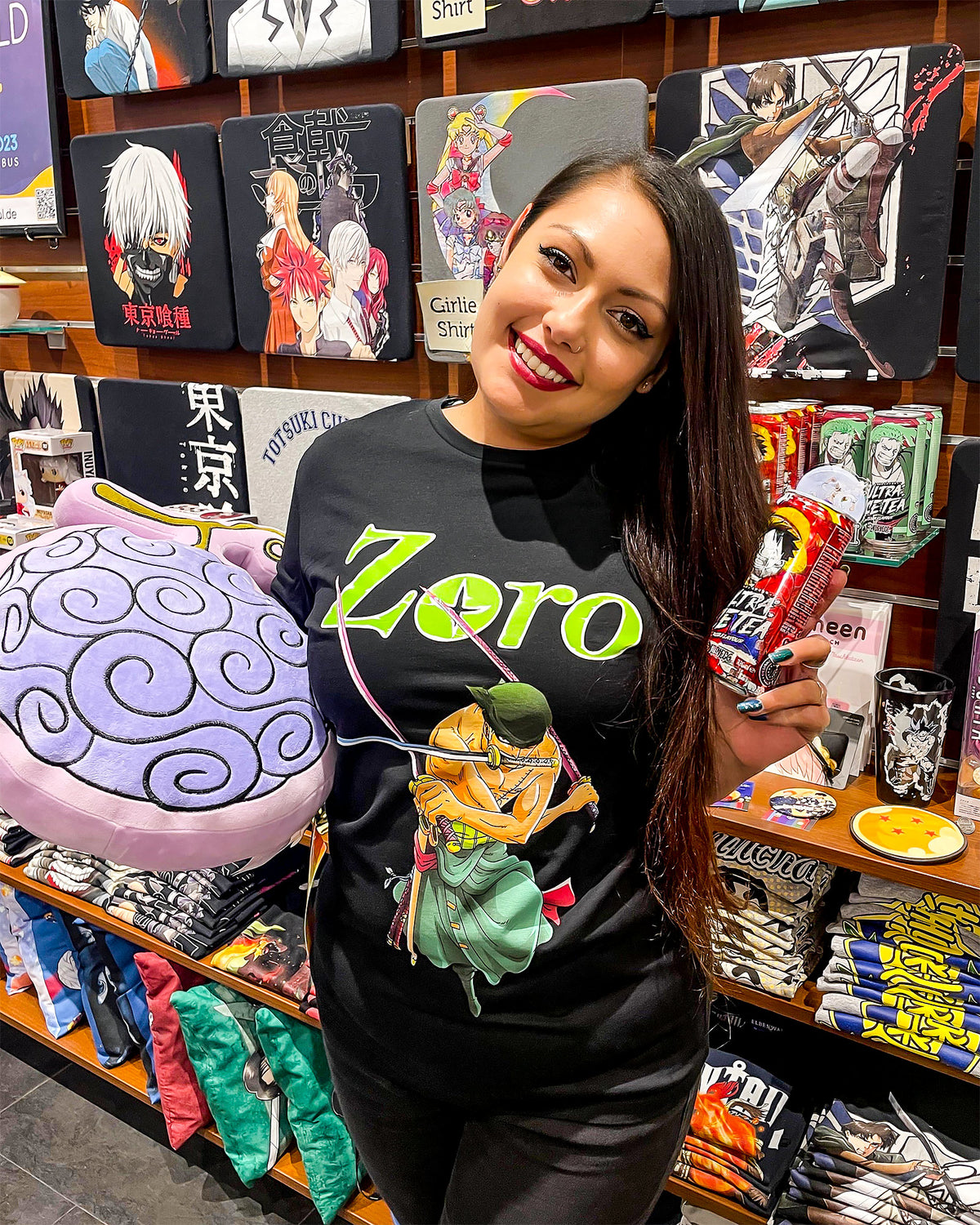 Produktbild One Piece - Zoro T-shirt svart