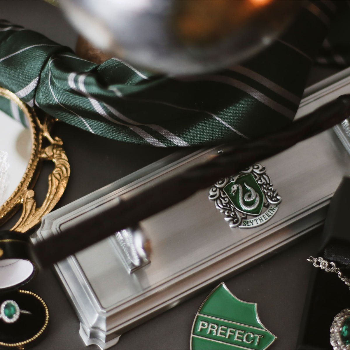 Produktbild Harry Potter - Slytherin trollstavshållare