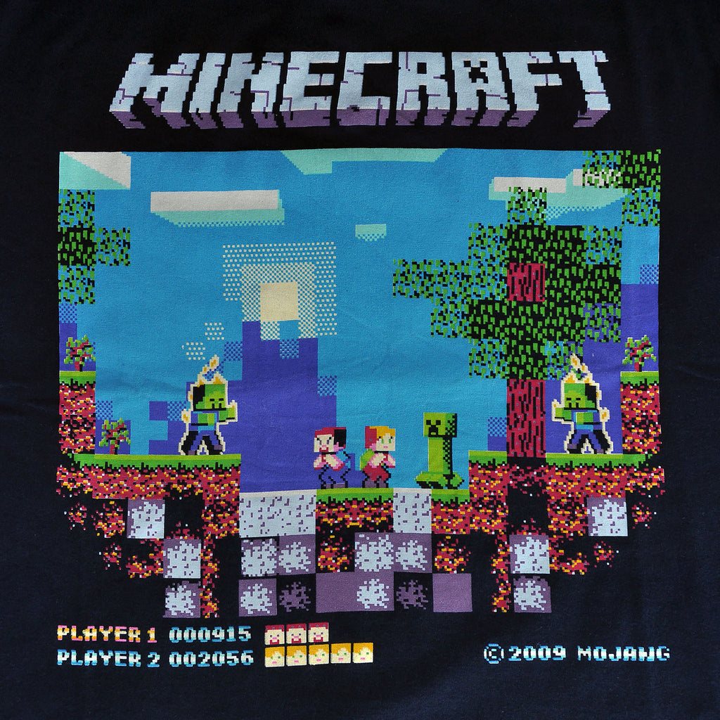 Produktbild Minecraft - Brawler Retro T-shirt Barn blå