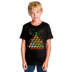 Produktbild Minecraft - Miner Mountain Retro T-shirt för barn svart