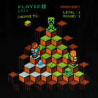 Produktbild Minecraft - Miner Mountain Retro T-shirt för barn svart