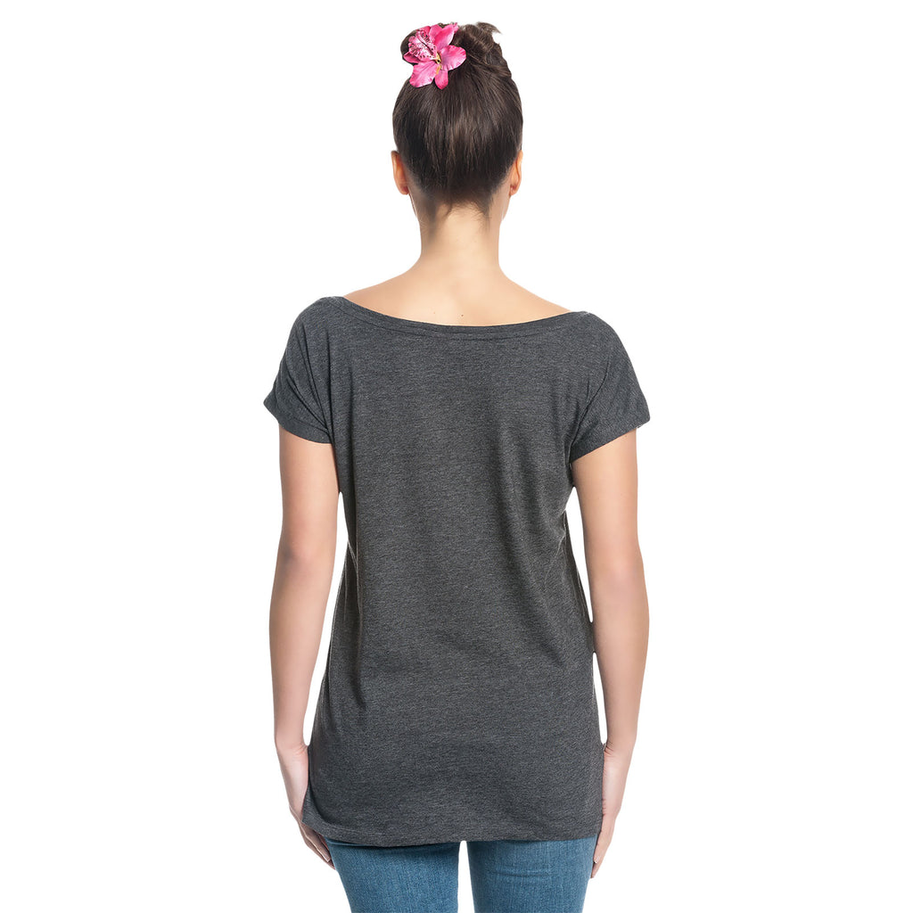 Produktbild Alice i Underlandet - Wonderland T-shirt dam loose fit grå