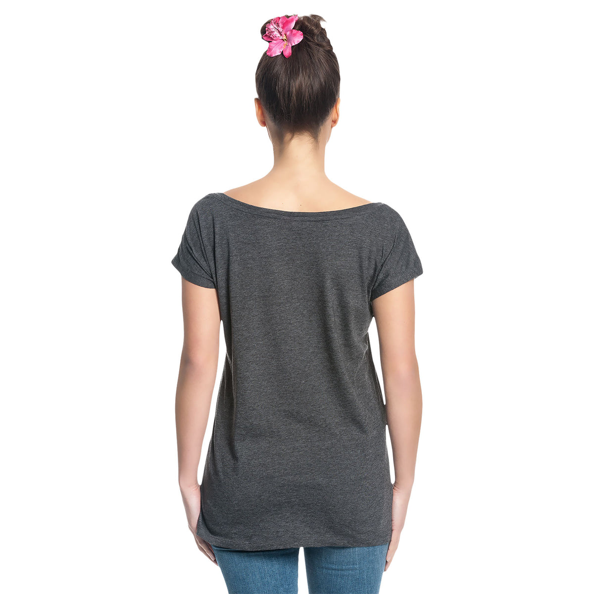 Produktbild Alice i Underlandet - Wonderland T-shirt dam loose fit grå