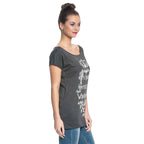 Produktbild Alice i Underlandet - Wonderland T-shirt dam loose fit grå