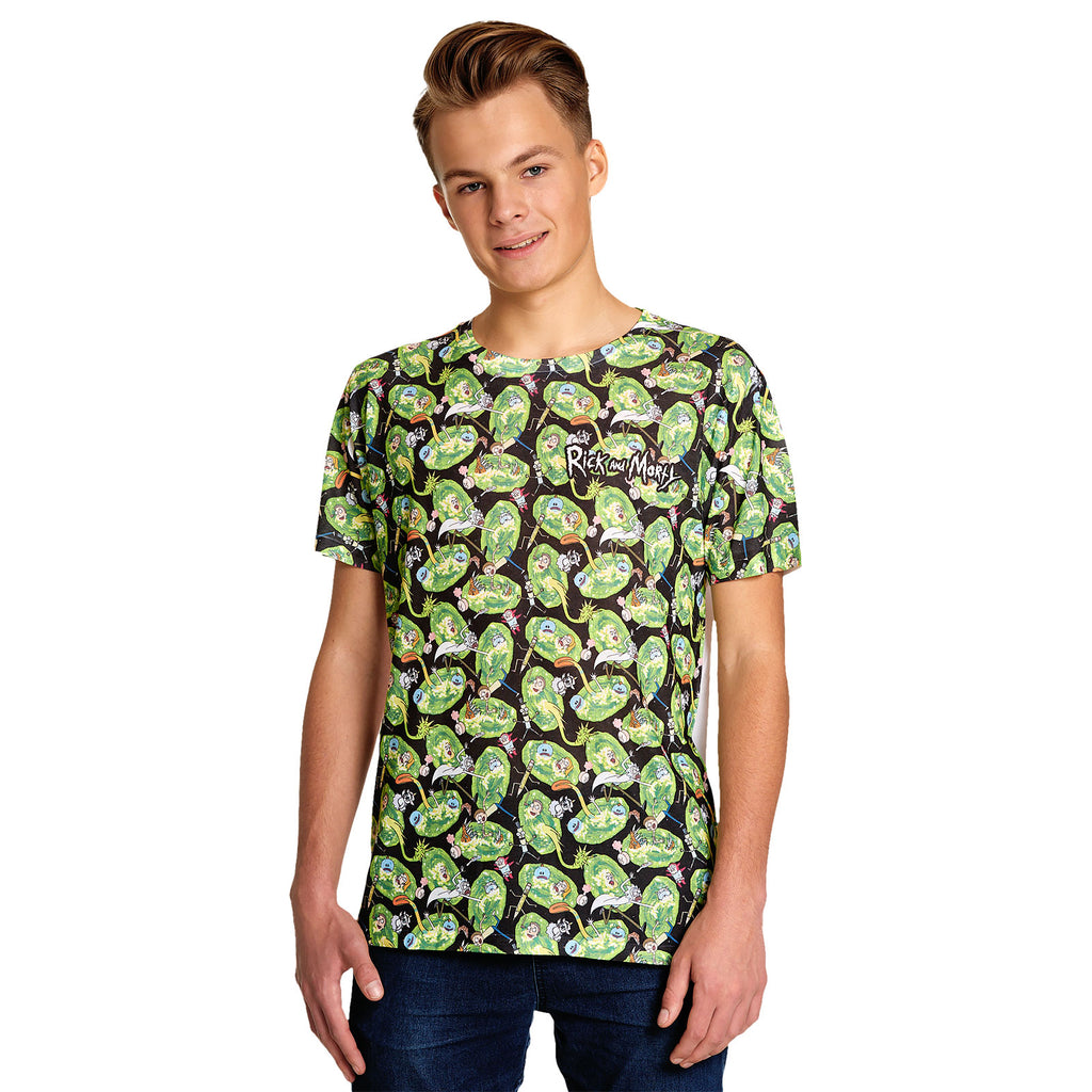 Produktbild Rick and Morty - Portal Invasion T-Shirt