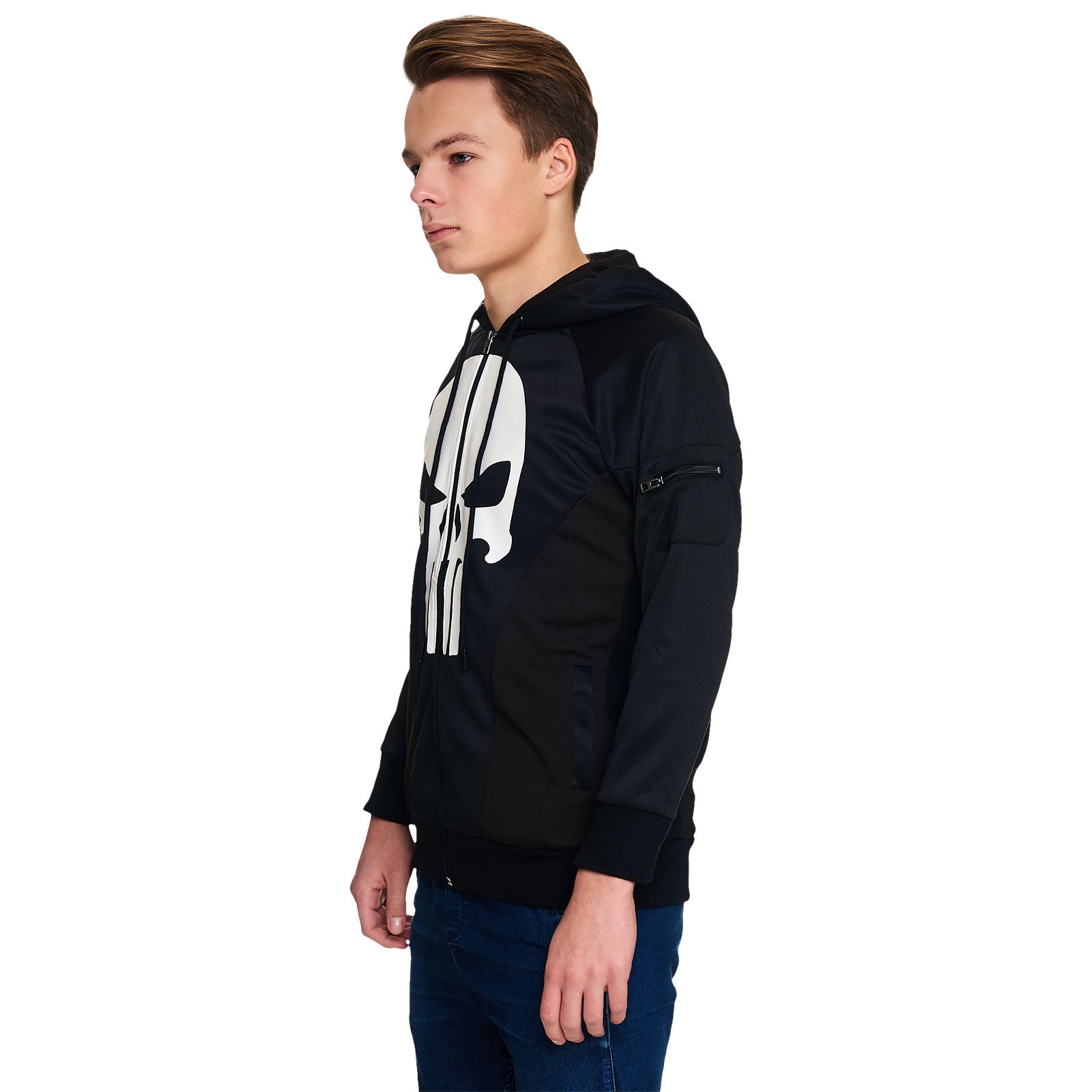 Produktbild Punisher - Logotyp Huvtröja svart