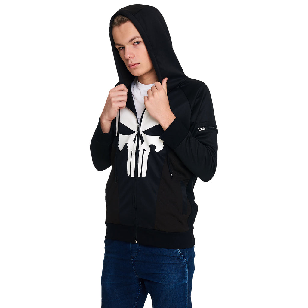 Produktbild Punisher - Logotyp Huvtröja svart