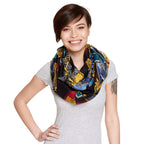 Produktbild Harry Potter - Loop-scarf med elevhemssköldar