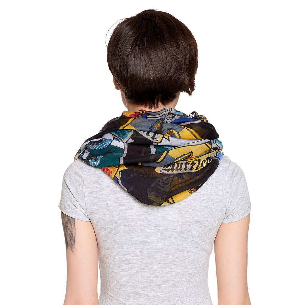 Produktbild Harry Potter - Loop-scarf med elevhemssköldar