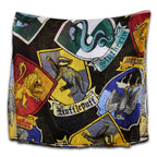 Produktbild Harry Potter - Loop-scarf med elevhemssköldar