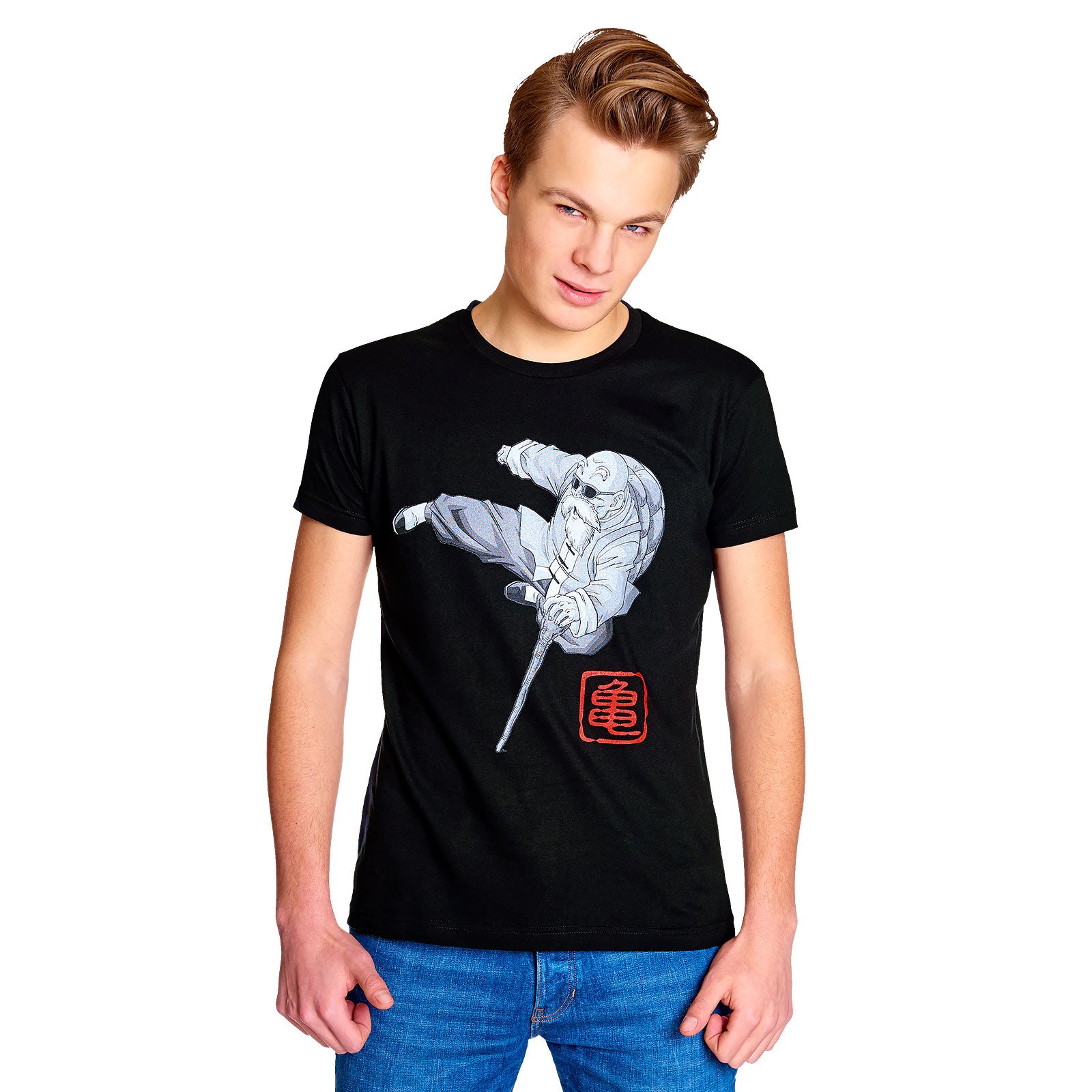 Produktbild Dragon Ball Z - Muten Roshi Kick T-Shirt svart
