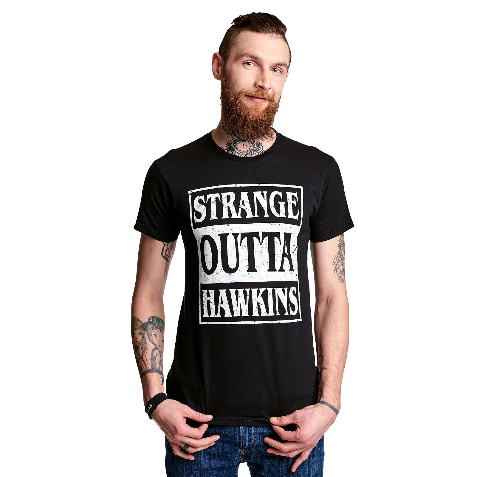 Produktbild Strange Outta Hawkins T-shirt svart